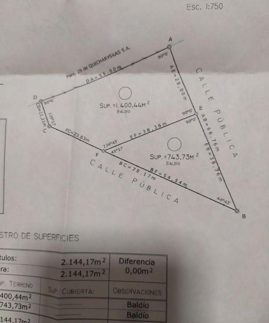 Terreno en venta de 740 m2 en Mendiolaza, barrio El Perchel.