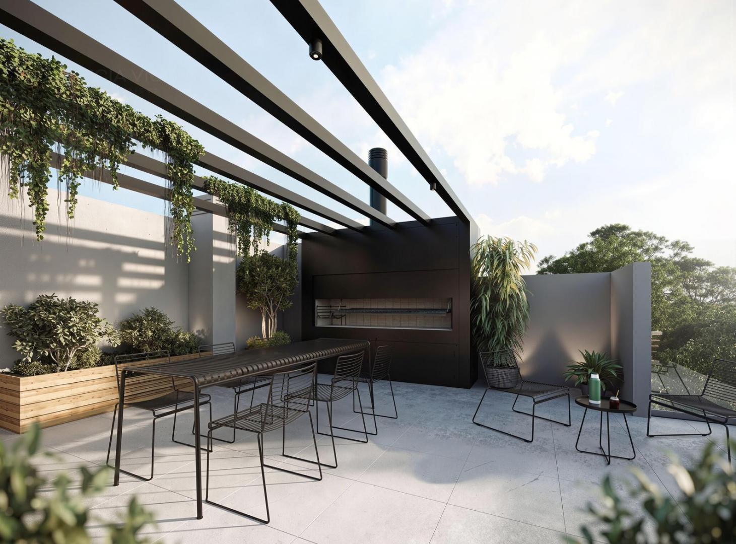 Venta semipiso 2 ambientes con balcón en Haedo.
