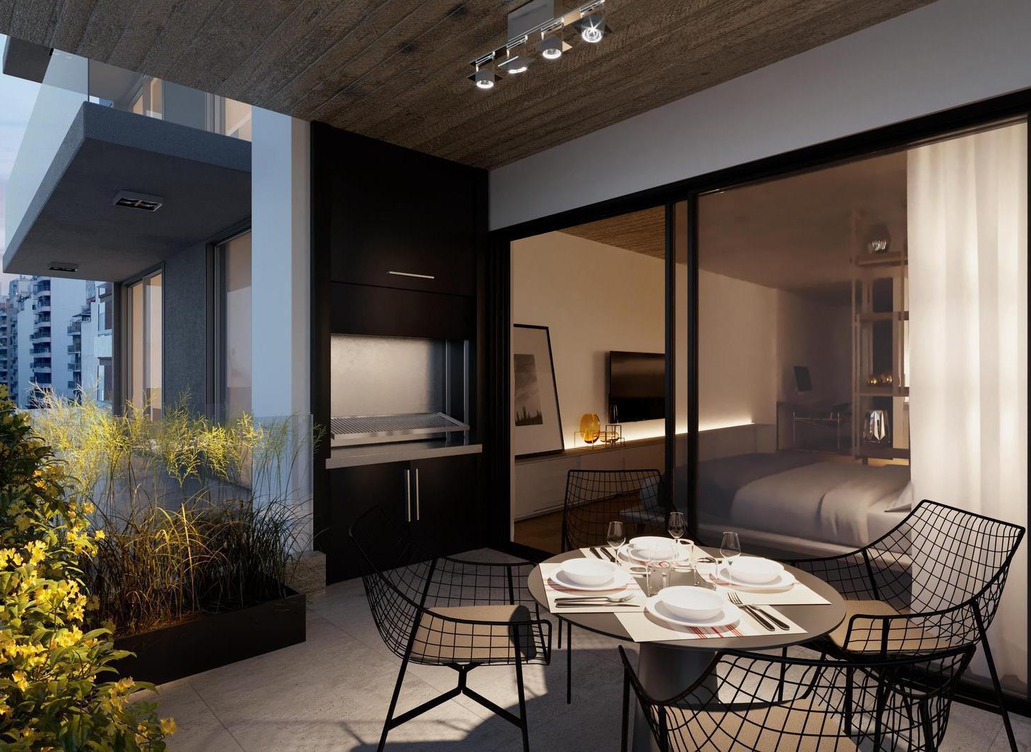 Venta. Monoambiente 59,95 m2 totales. Recoleta balcón al frente. Financiación. Apto profesional.