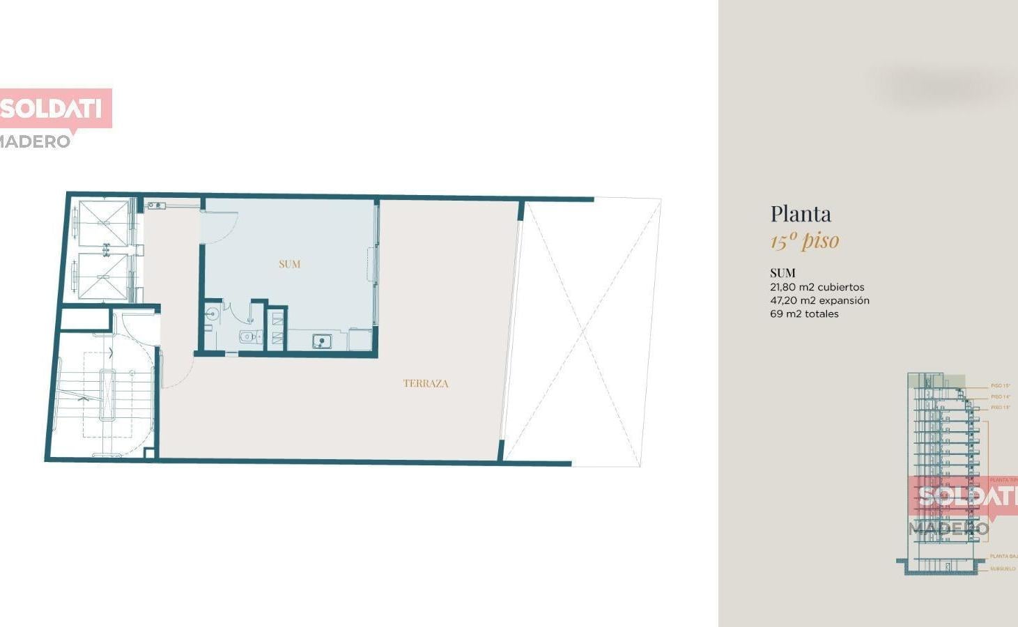 Foto de Venta. Monoambiente 56,60 m2 totales. Recoleta balcón al frente, imagen 5