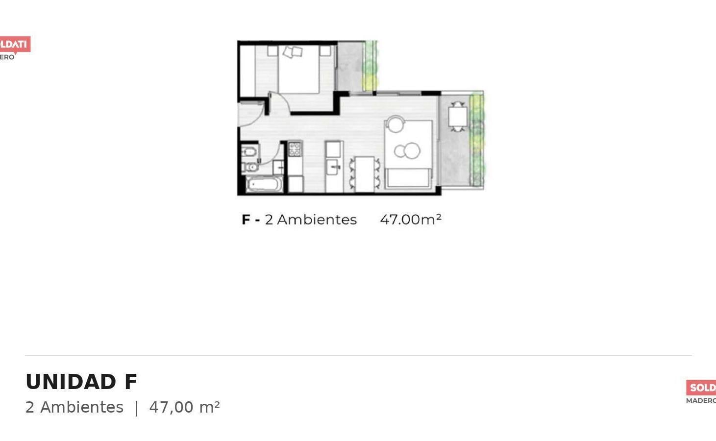 Foto de Venta Departamento 2 ambientes con balcón - Chacarita, imagen 4