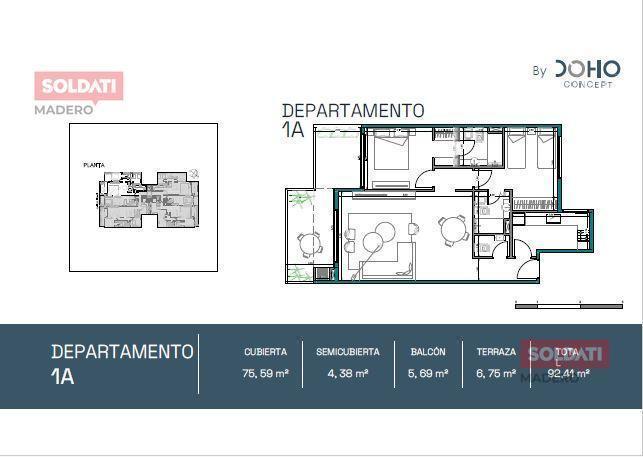 Foto de Venta departamento 3 ambientes con balcon corrido - Villa Urquiza, imagen 2