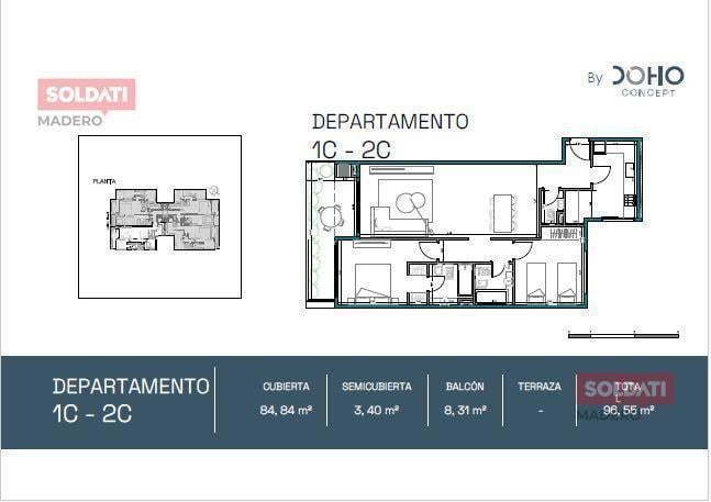 Foto de Venta departamento 3 ambientes DEN con balcon corrido - Villa Urquiza, imagen 3