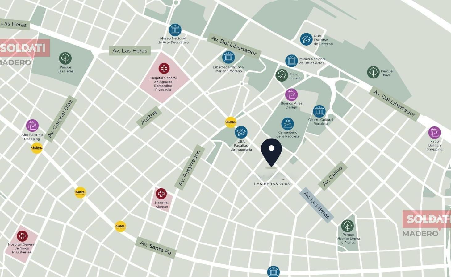 Foto de Venta. Monoambiente 55,30 m2 totales. Recoleta balcón al frente, imagen 3