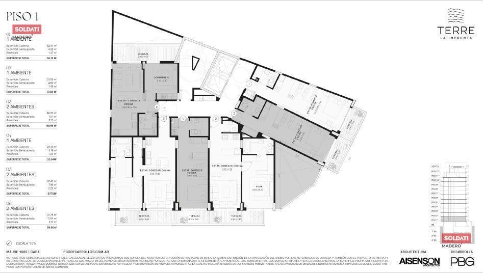 Foto de Venta 2 Ambientes con Balcón – Terre La Imprenta – La Imprenta, imagen 4