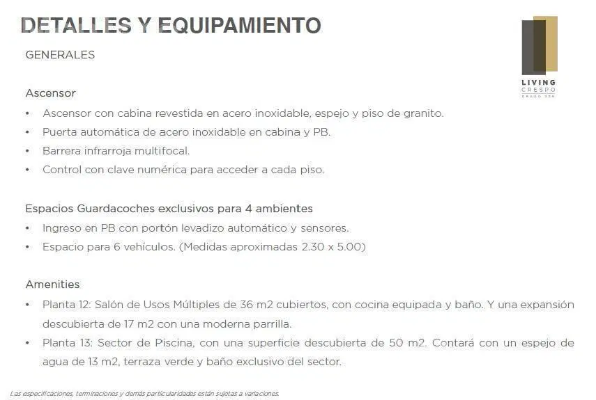 Venta en Obra 3 ambientes semipiso gran balcón, Amenities, villa Crespo - Cuotas en Pesos 4
