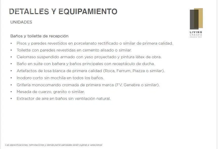 LIVING CRESPO - DRAGO 339 - OFERTA PREVENTA!! CUOTAS EN PESOS!! 5