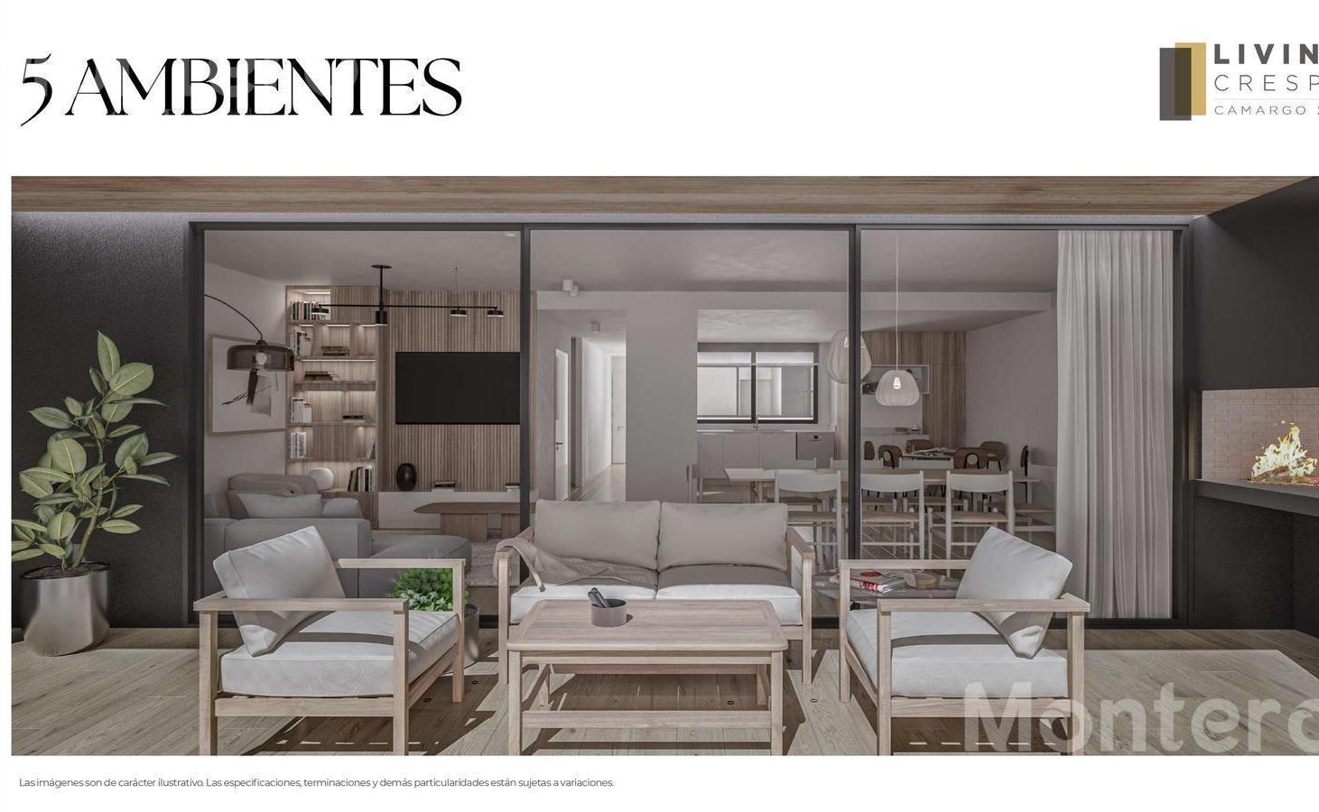 Foto de EMPRENDIMIENTO, PISO 5 AMBIENTES GRAN BALCON TERRAZA CON PARRILLA, imagen 5