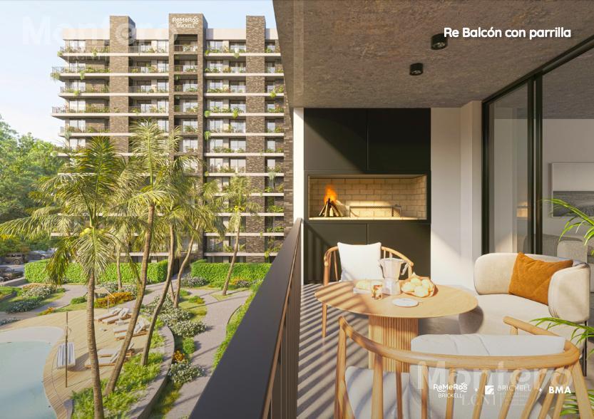 Foto de Remeros Brickell 3 Ambientes Balcón con Parrilla del 1° al 7° "A o H", imagen 1