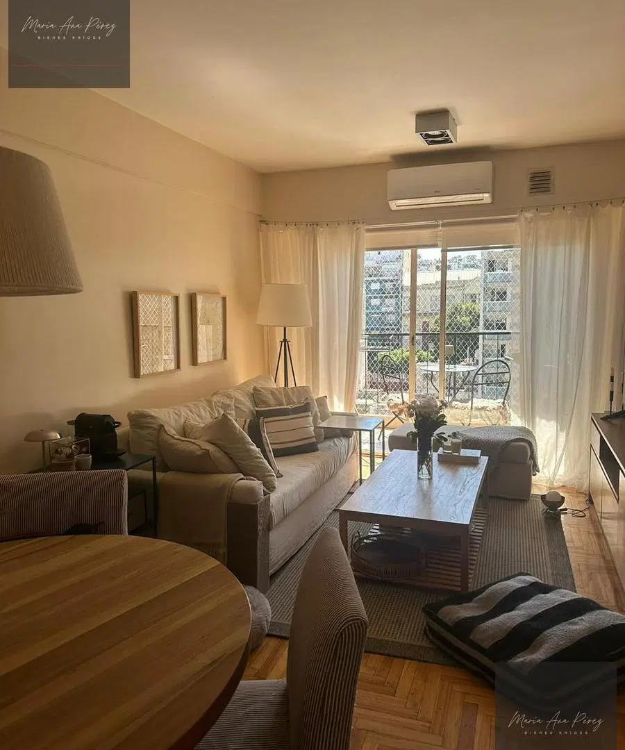 Departamento en alquiler tres ambientes. Dos dormitorios.Recoleta 1