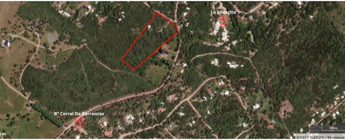 Gran Lote en Unquillo de 24200 m2, con una casa de campo