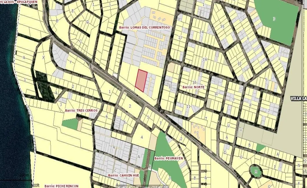 Venta de lote sobre la ruta 4