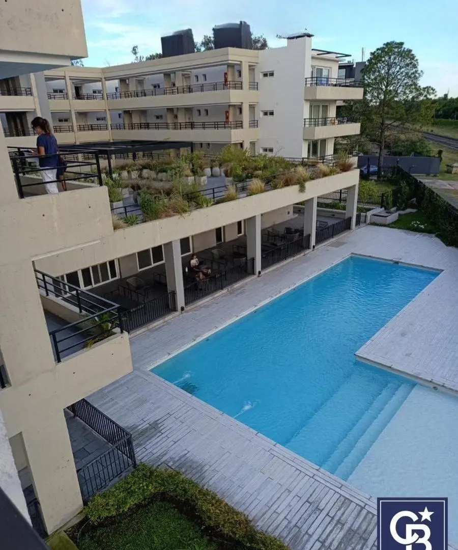 Alquiler de departamento 4 ambientes con balcón y parrilla en Complejo Zug Caamaño, Pilar 2