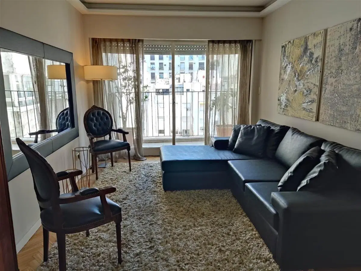 Departamento en Recoleta amoblado 3 ambientes 4