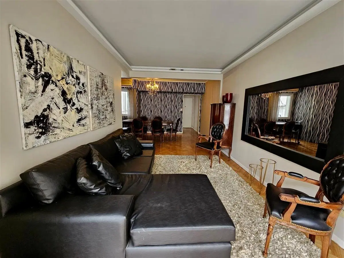 Departamento en Recoleta amoblado 3 ambientes 5