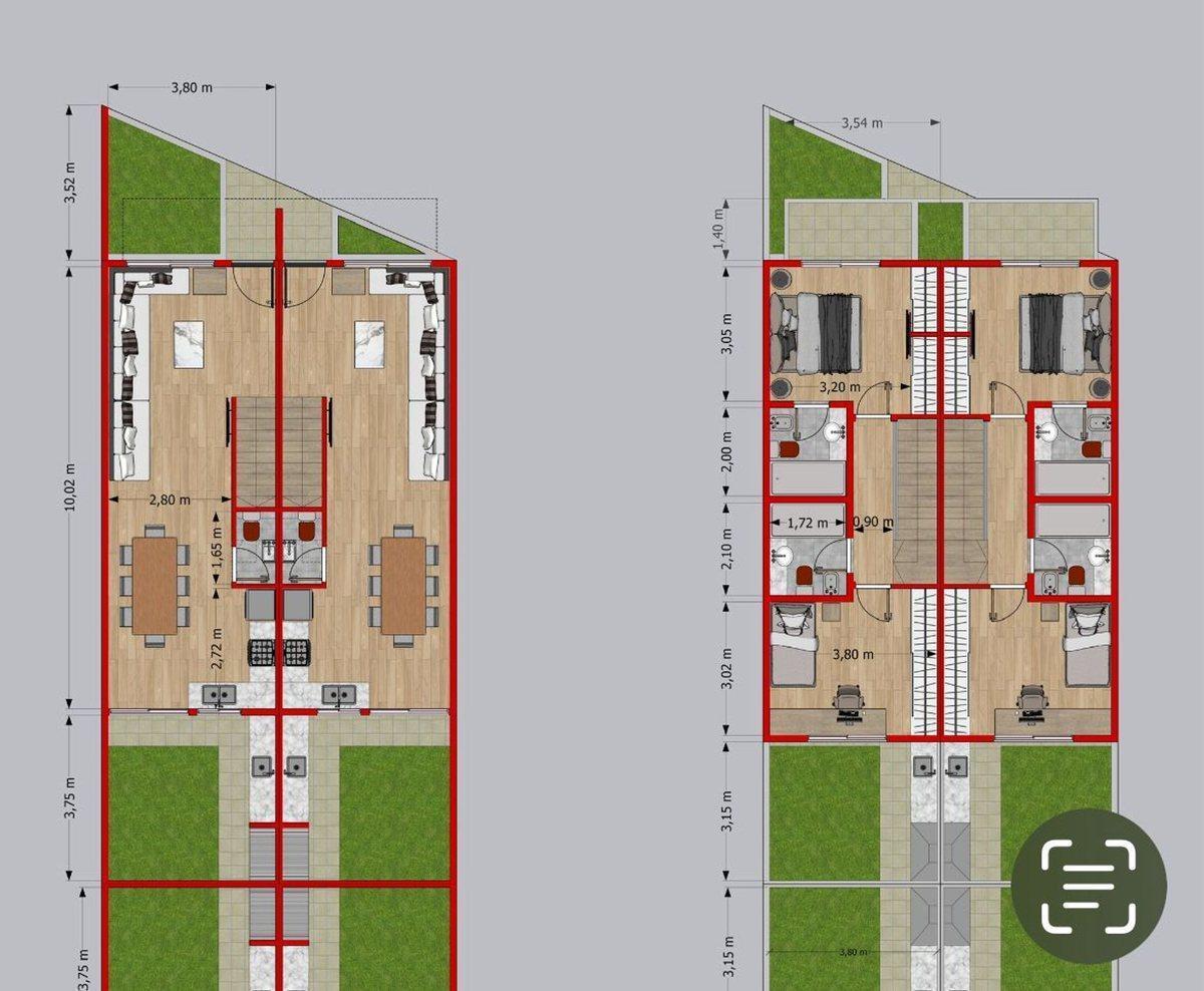 Foto de VENTA EXCELENTE TRIPLEX 4 AMB. C/PARQUE PARRILLA, imagen 1
