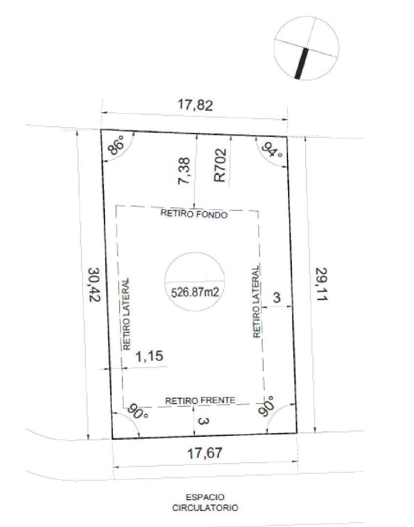 Venta de lote 526m2 en Santa Sofia Pilar del Este