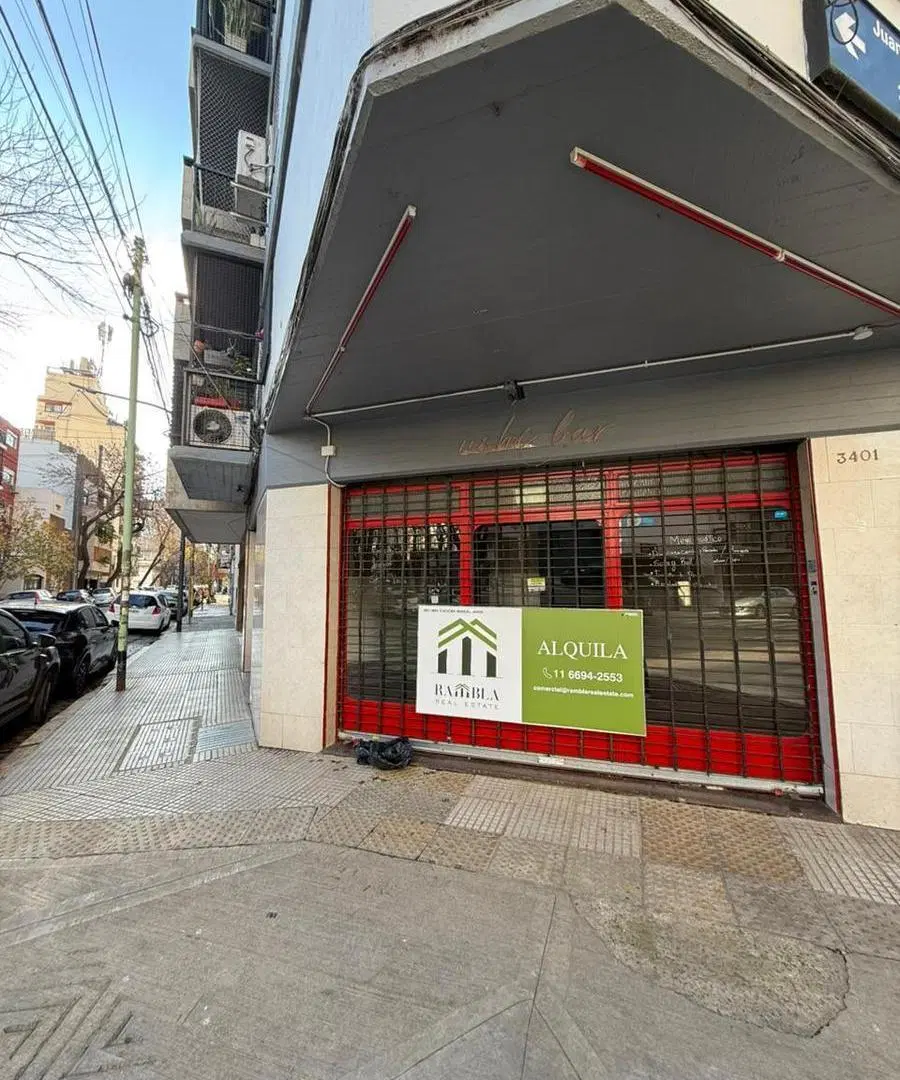Local Comercial en Esquina en Alquiler Nuñez APTO Gastronomia liviana 1