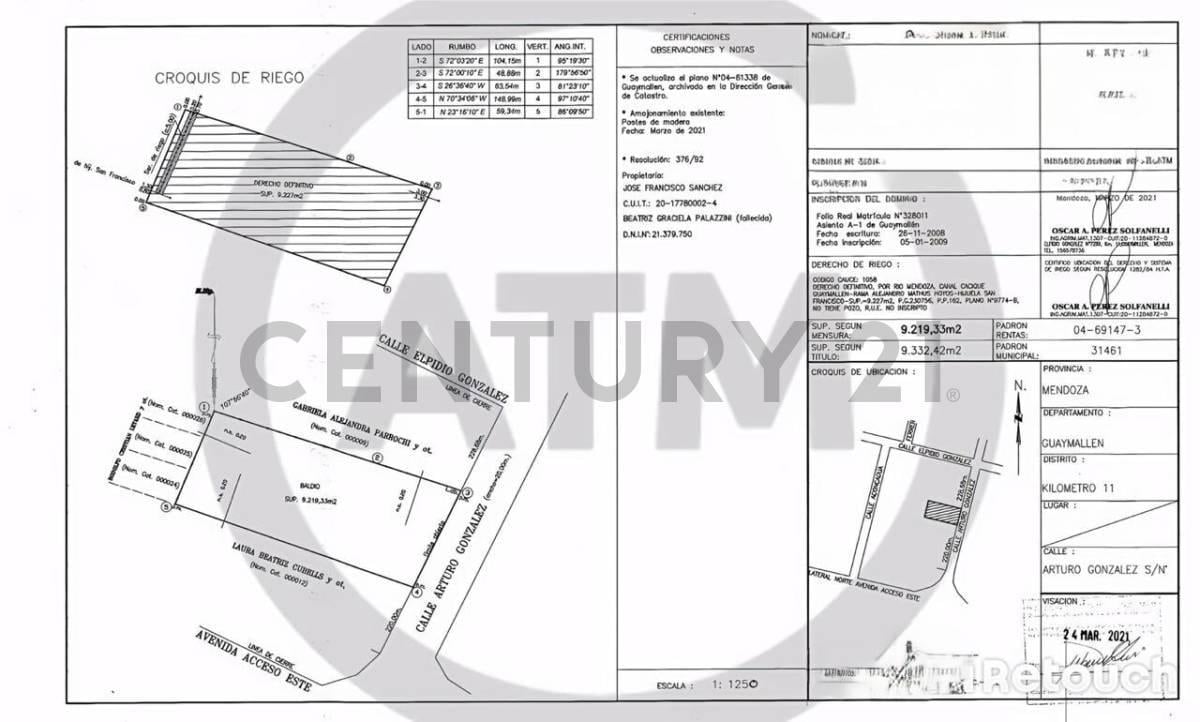 Foto de Century 21 Lopez vende terreno en Guaymallen, imagen 2