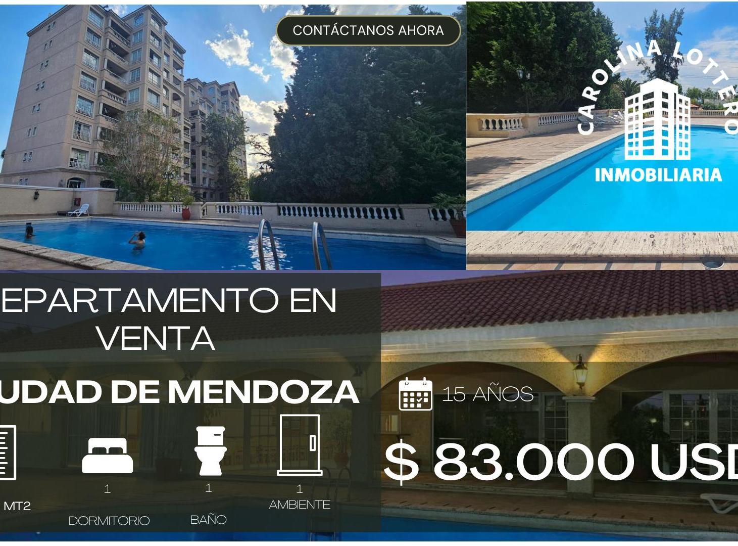 Monoambiente en Villa Mediterránea – Complejo Premium con 2 Piscinas y Baulera