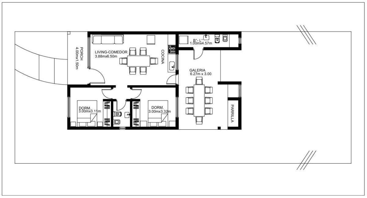 VENTA CASA 3 AMBIENTES AMPLIA PARQUE ACEPTA PERMUTA MAR DE OSTENDE