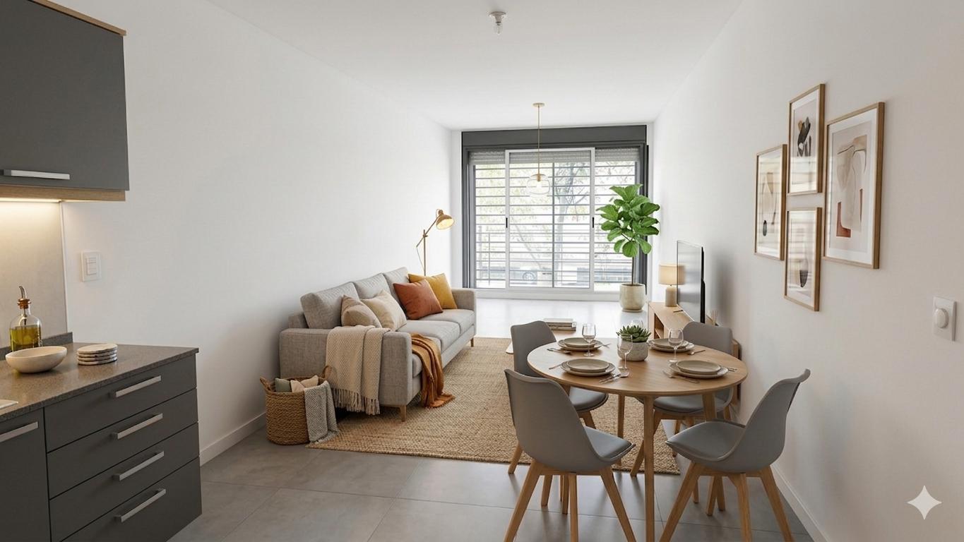 Venta Departamento 2 Amb C/cochera y Baulera - C. Calvo 1600 - Límite Monserrat - Apto Crédito