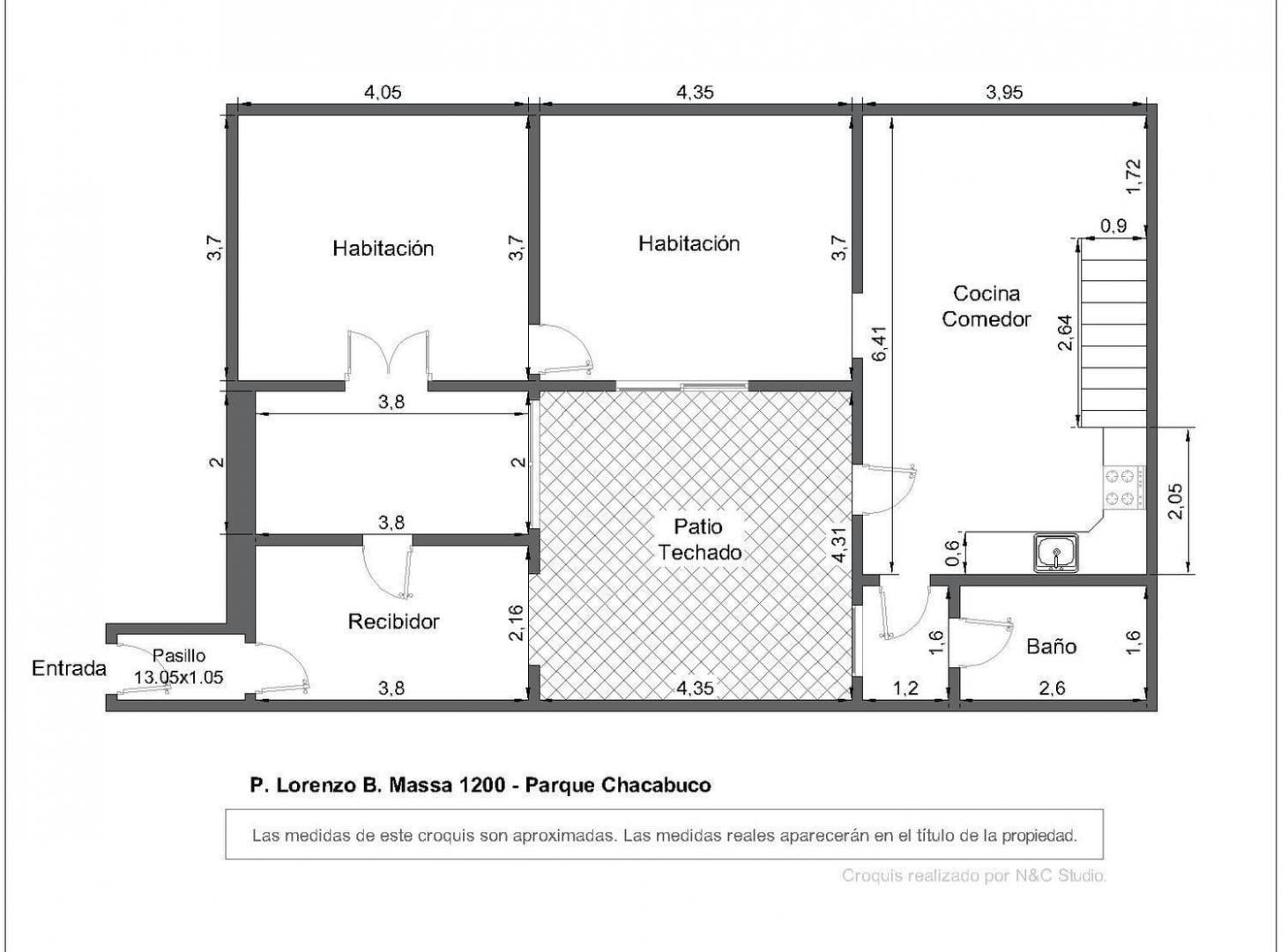 Foto de VENTA PH DE 4 AMBIENTES - PARQUE CHACABUCO - TERRAZA - ENTRADA, imagen 4