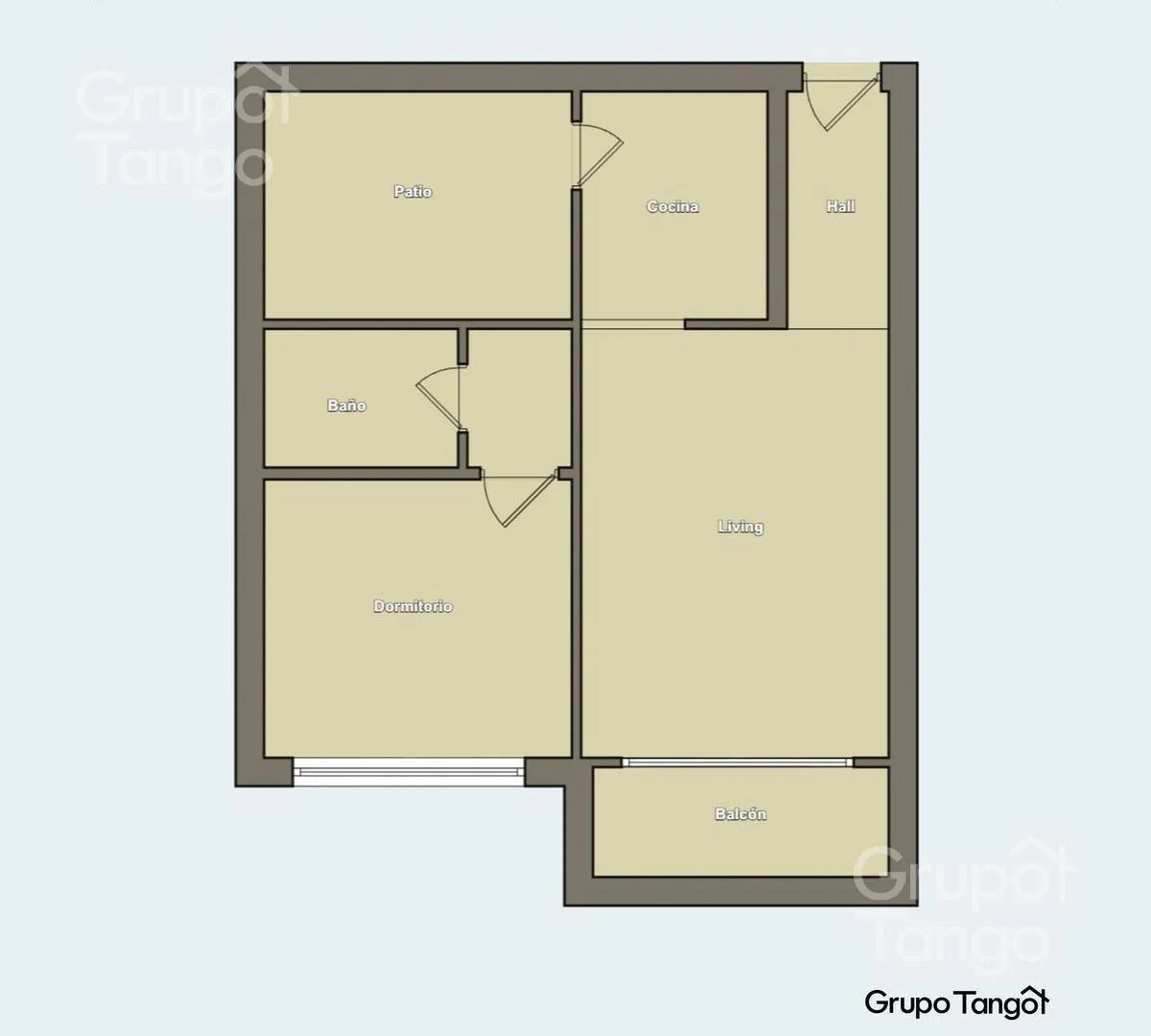 Venta Departamento Dos Ambientes Boedo Balcón Frente Patio Apto Credito