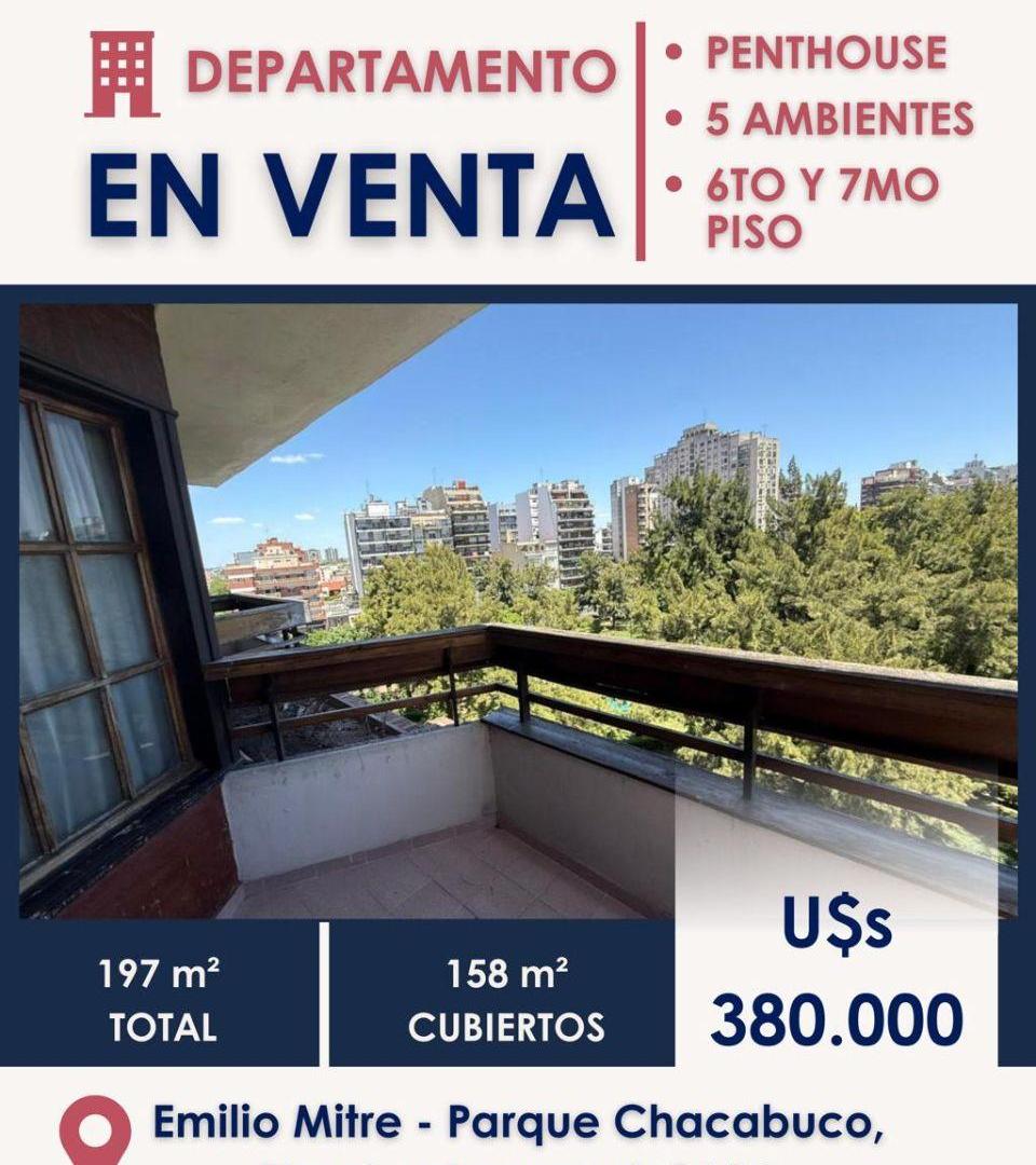 DEPARTAMENTO - PENTHOUSE 5 AMBIENTES EN VENTA