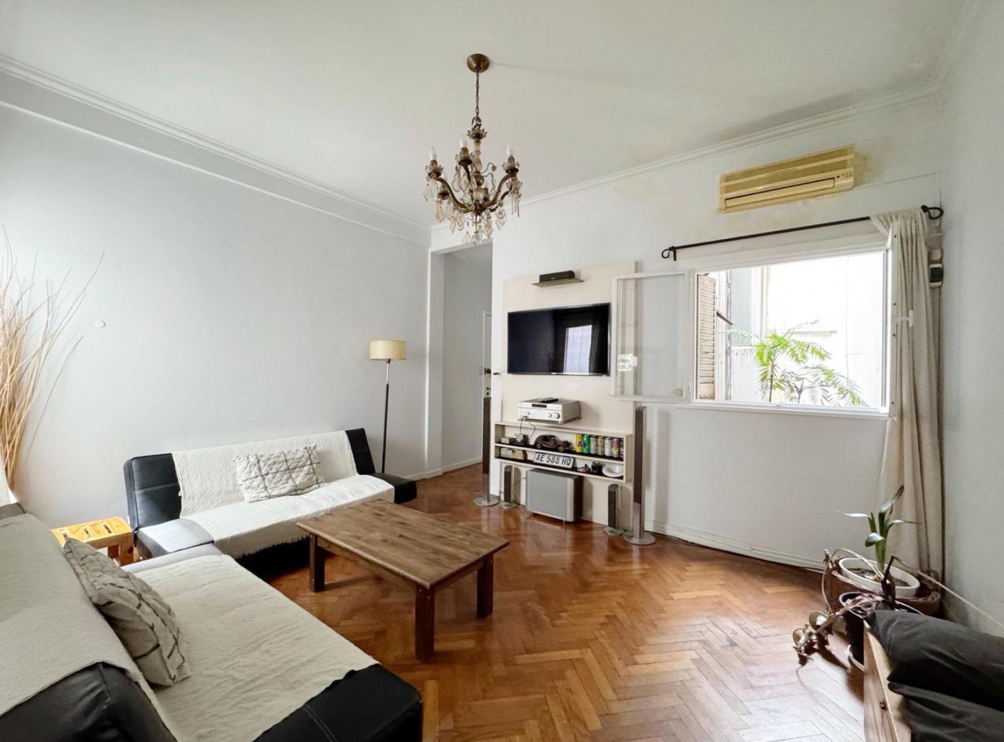 Departamento 2 ambientes amplio en Palermo