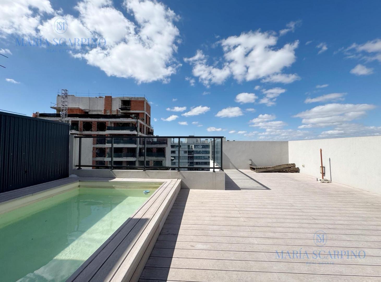Foto de Departamento Monoambiente con Balcón, SUM y Terraza con Pileta, imagen 1