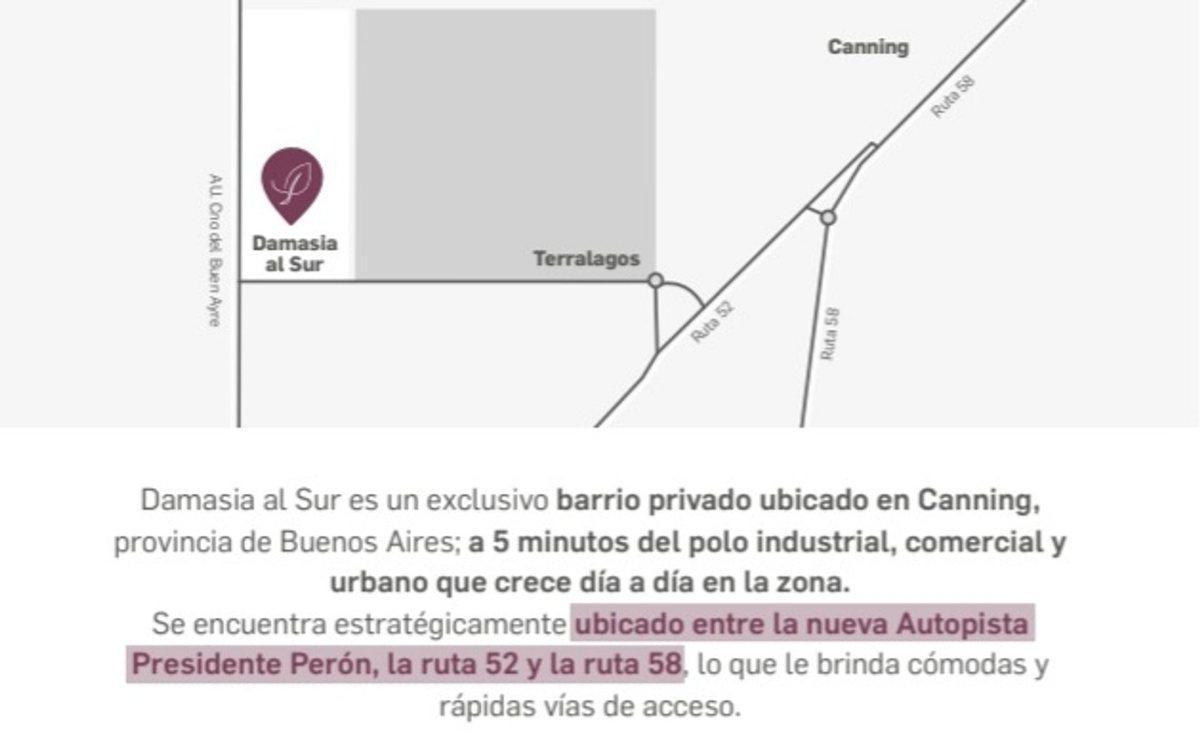 Foto de Lote en venta en Damasia al Sur, Ezeiza - Canning, imagen 3