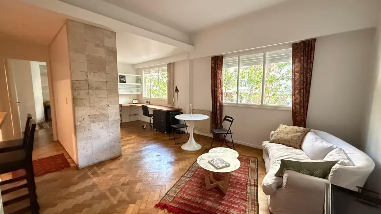 Foto de 2 ambientes super amplio + zona de trabajo ideal - Palermo chico, imagen 4