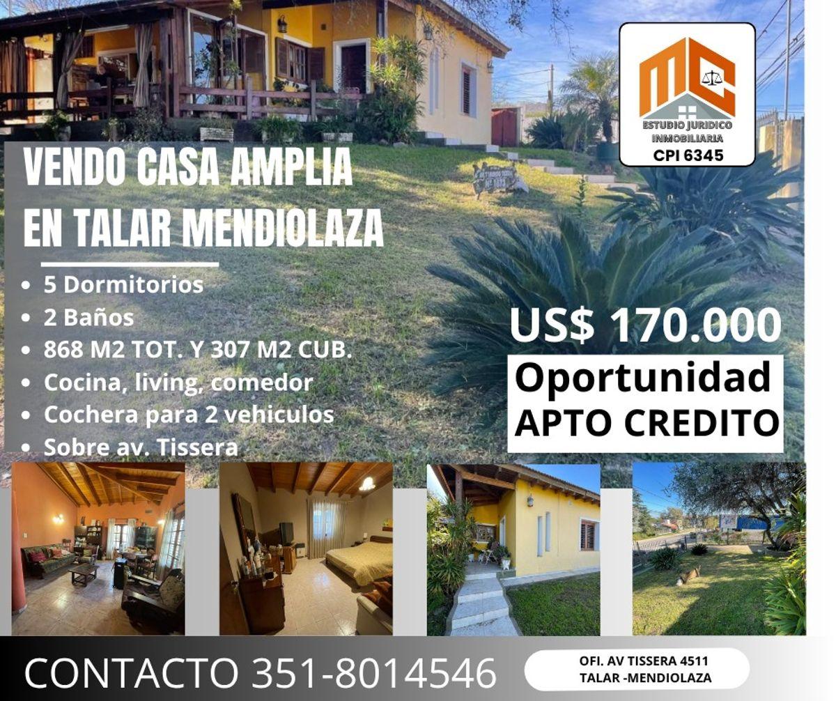 Vendo Casa En Talar De Mendiolaza, Oportunidad Apto Credito!