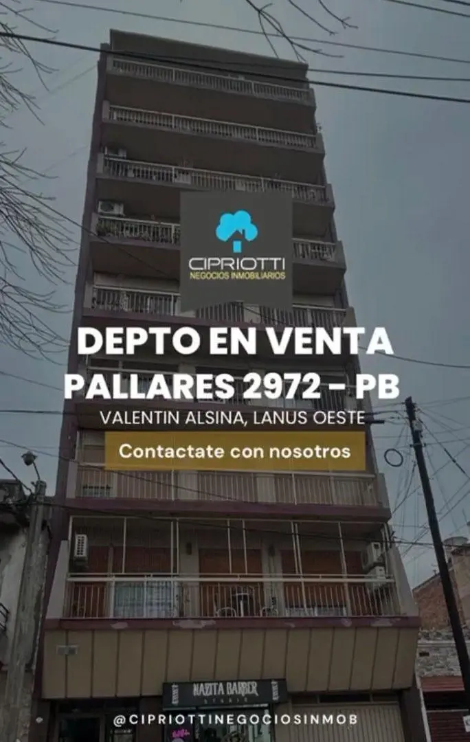 Departamento de 2 ambientes en venta 1
