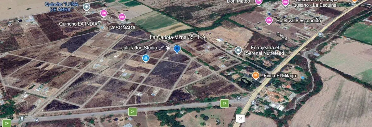 VENTA TERRENO LA CARLOTA - CAMPO QUIJANO - 606 m2 2