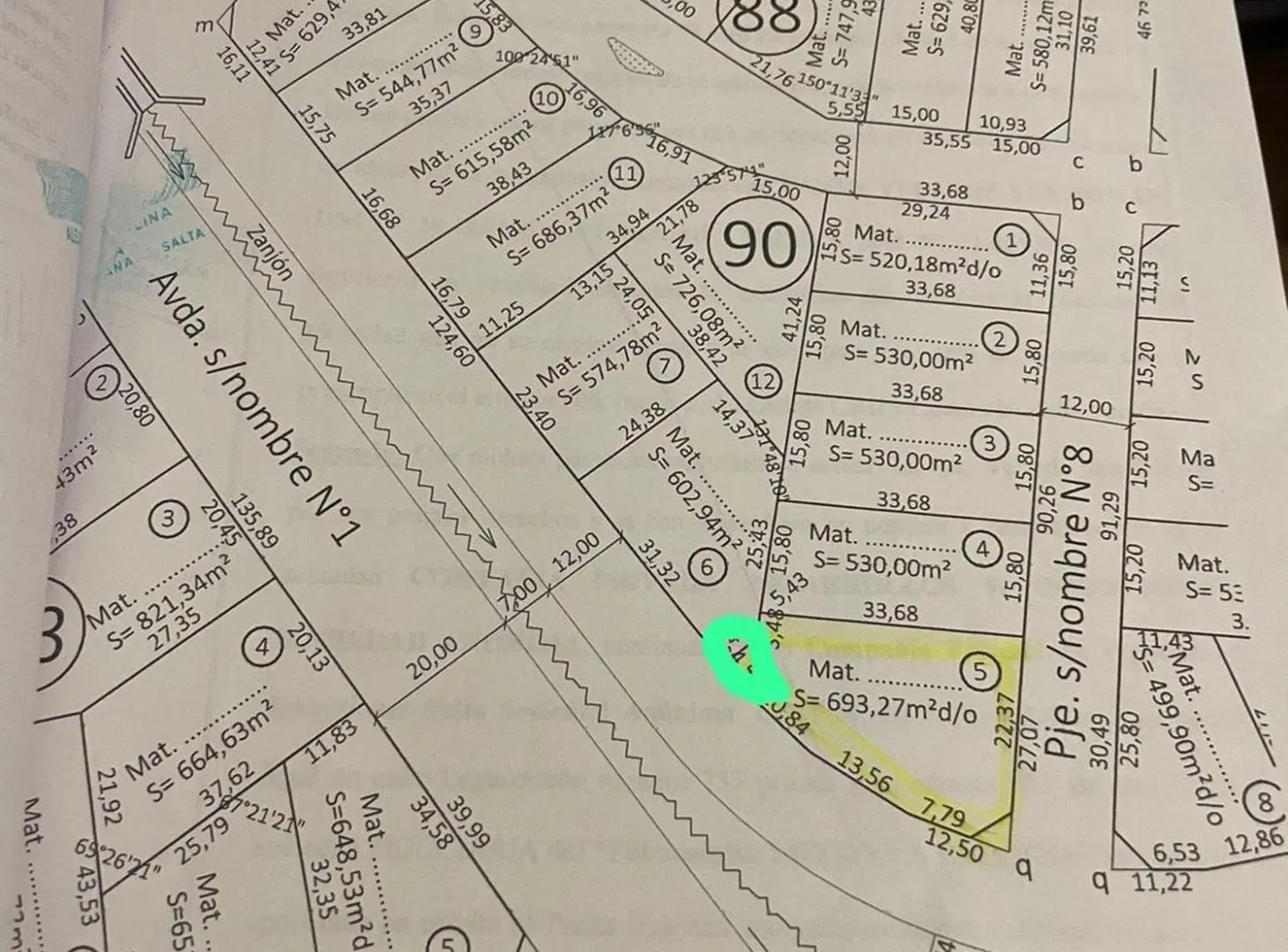 VENTA TERRENO DE 693 M2, B LA EULOGIA, LA SILLETA 4