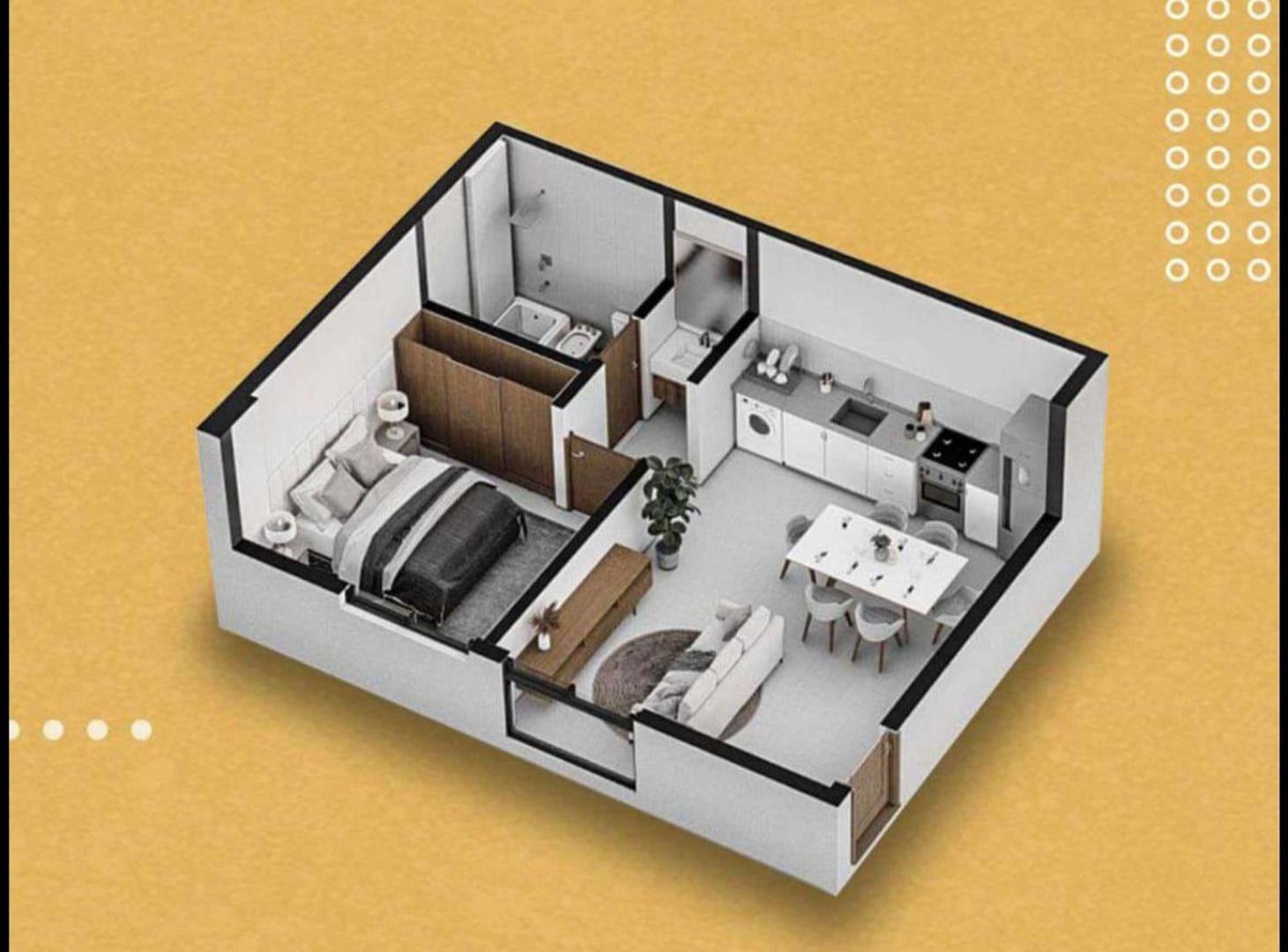 Foto de Venta departamento 1 dormitorio Macrocentro- Brown, imagen 3