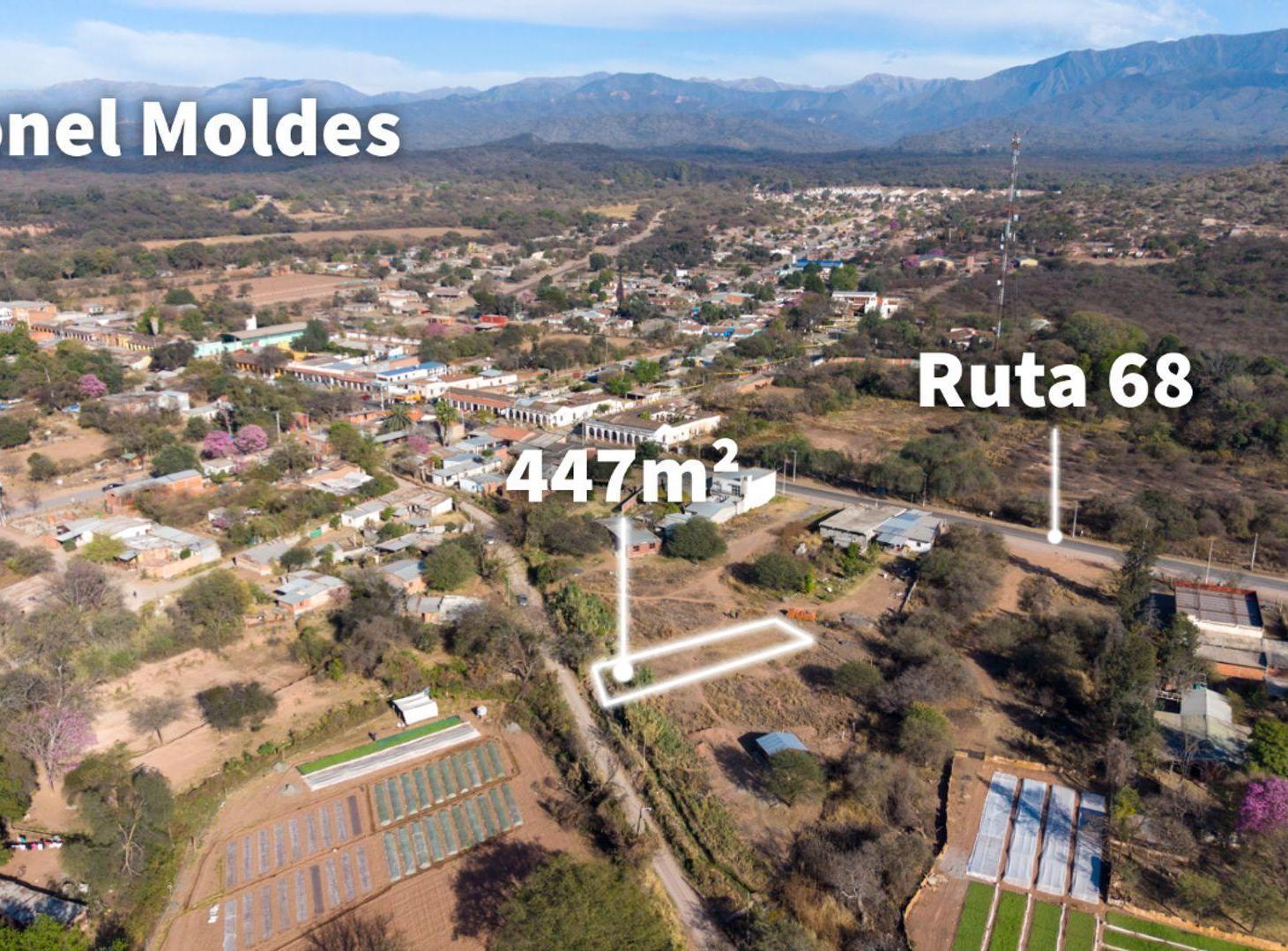 Foto de VENTA TERRENO 447 M2 CORONEL MOLDES SALTA, imagen 4