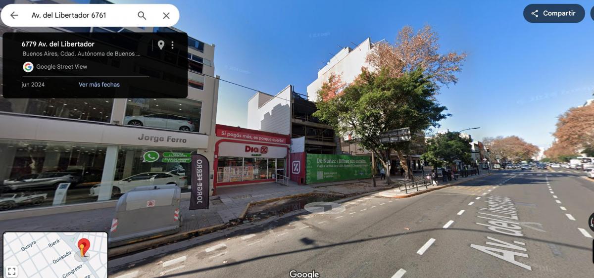 Alquiler Local en Lote Propio en Av del Libertador 5