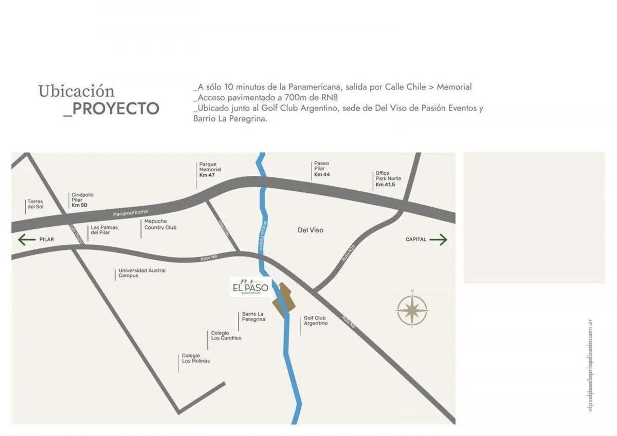 VENTA LOTE  BARRIO PRIVADO EL PASO -PILAR 2