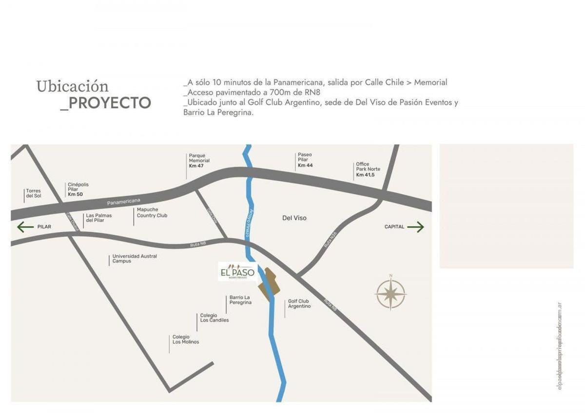 Foto de VENTA LOTE BARRIO PRIVADO EL PASO -PILAR, imagen 5