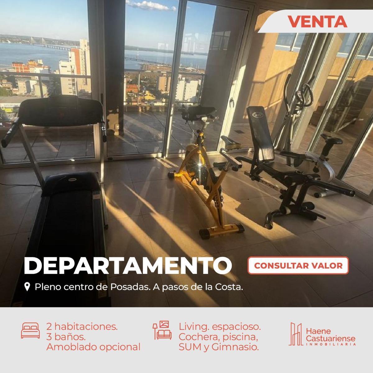 Departamento centrico de 2 dormitorios en venta
