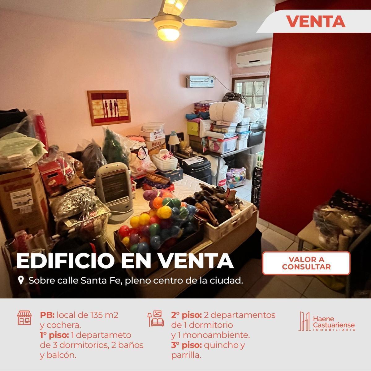 Edificio en Venta - Local Comercial - Departamentos en primer y segundo piso