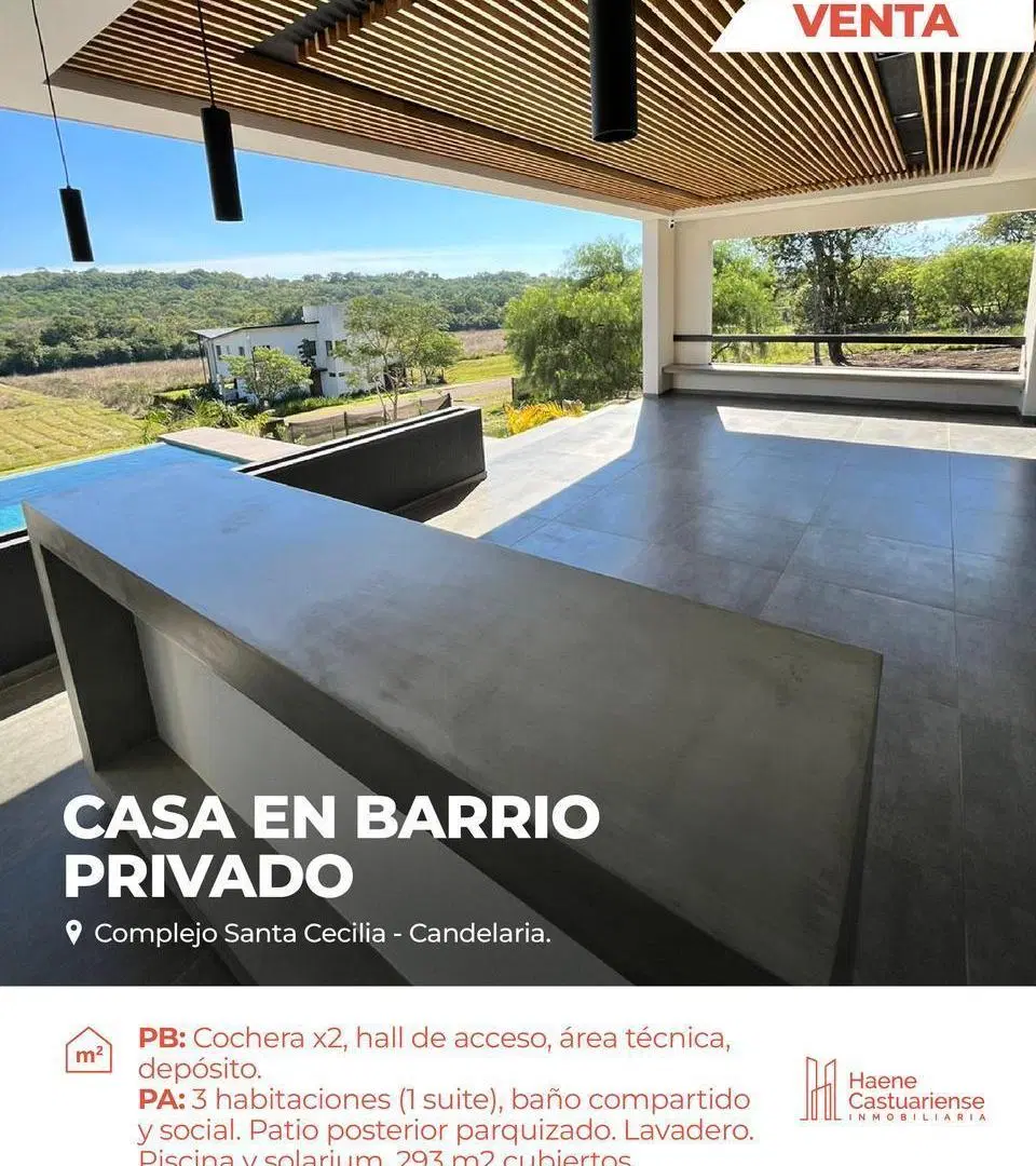 Casa de 3 Dormitorios en Venta en Barrio Cerrado Santa Cecilia 3