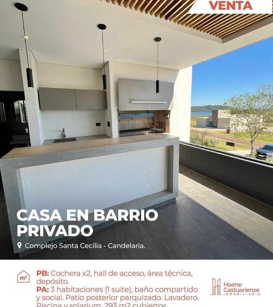 Casa de 3 Dormitorios en Venta en Barrio Cerrado Santa Cecilia 5