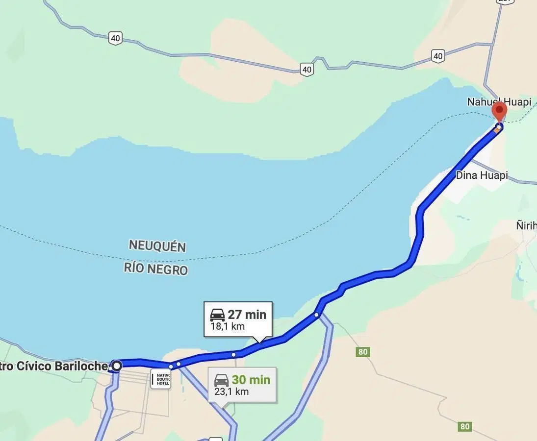 Terreno con acceso al lago en venta, Dina Huapi 2