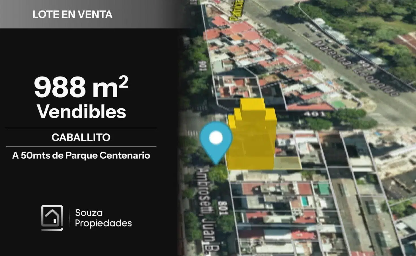 Terreno en venta en Caballito - Zonificación U.S.A.M - Cercano a Parque Centenario. 4