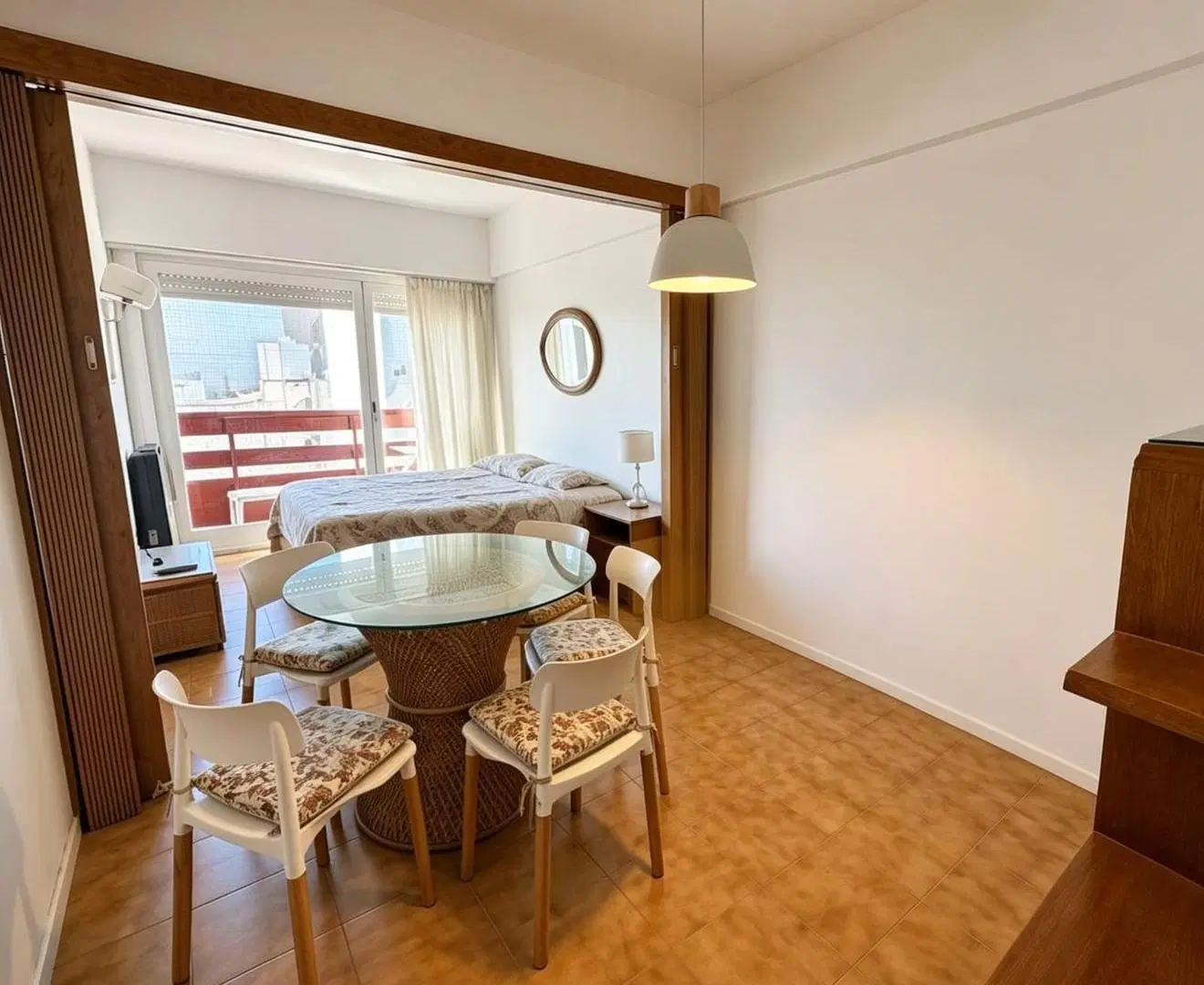 Alquiler departamento de 1 ambiente - cochera - vista al mar - La Rioja 1000 - La Perla - Mar del Pl 4