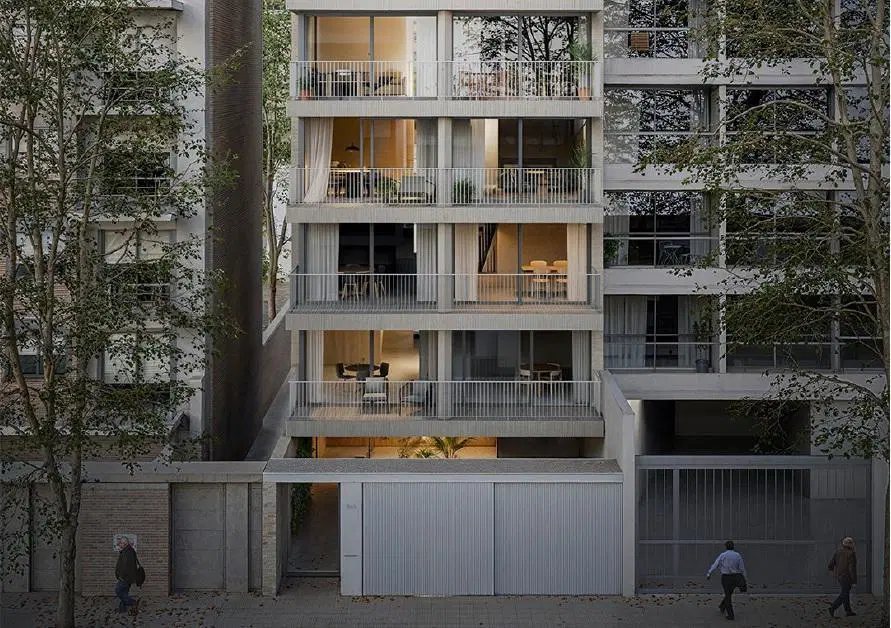 Departamento un dormitorio con balcón. Living grande, en Barrio Lourdes 3